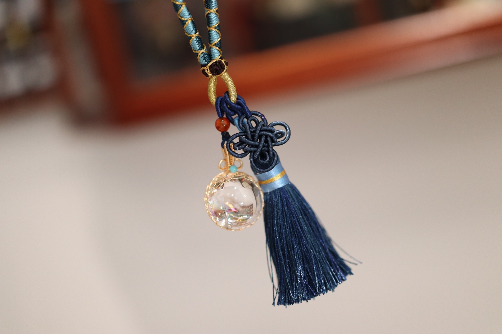 Keychain pendants for men and women, natural agate tassels, keychain jewelry accessories, car hangers, bag hangers, interior accessories pic 9