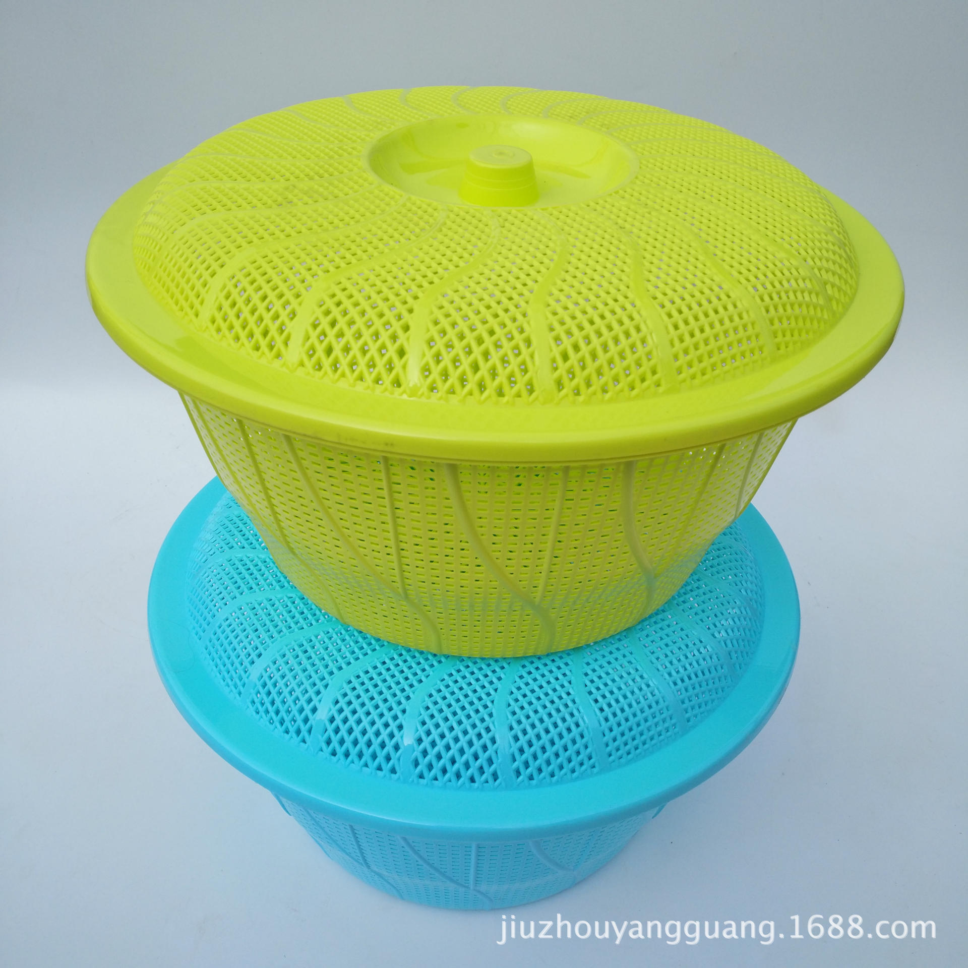 Wholesale plastic-covered baskets, steamed bun baskets with covers, flatbread baskets, storage baskets, and kitchen storage baskets pic 6