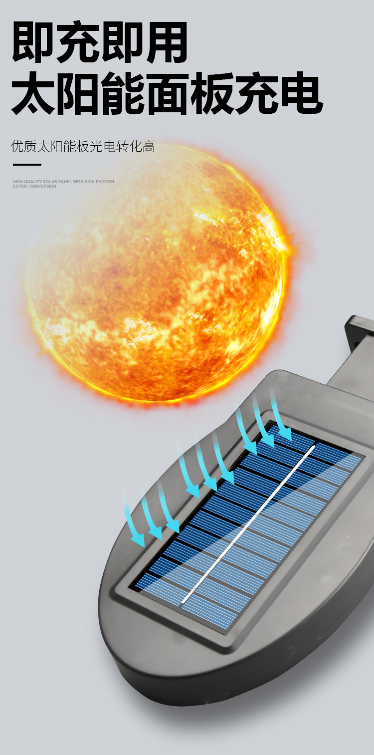 Solar sensor lights, outdoor garden lights, mini garden street lamps, household LED wall lamps, and new security lights pic 10