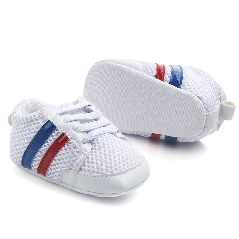 Wholesale spring and autumn breathable mesh baby shoes, soft-soled anti-slip baby walking shoes, casual 0842 pic 7