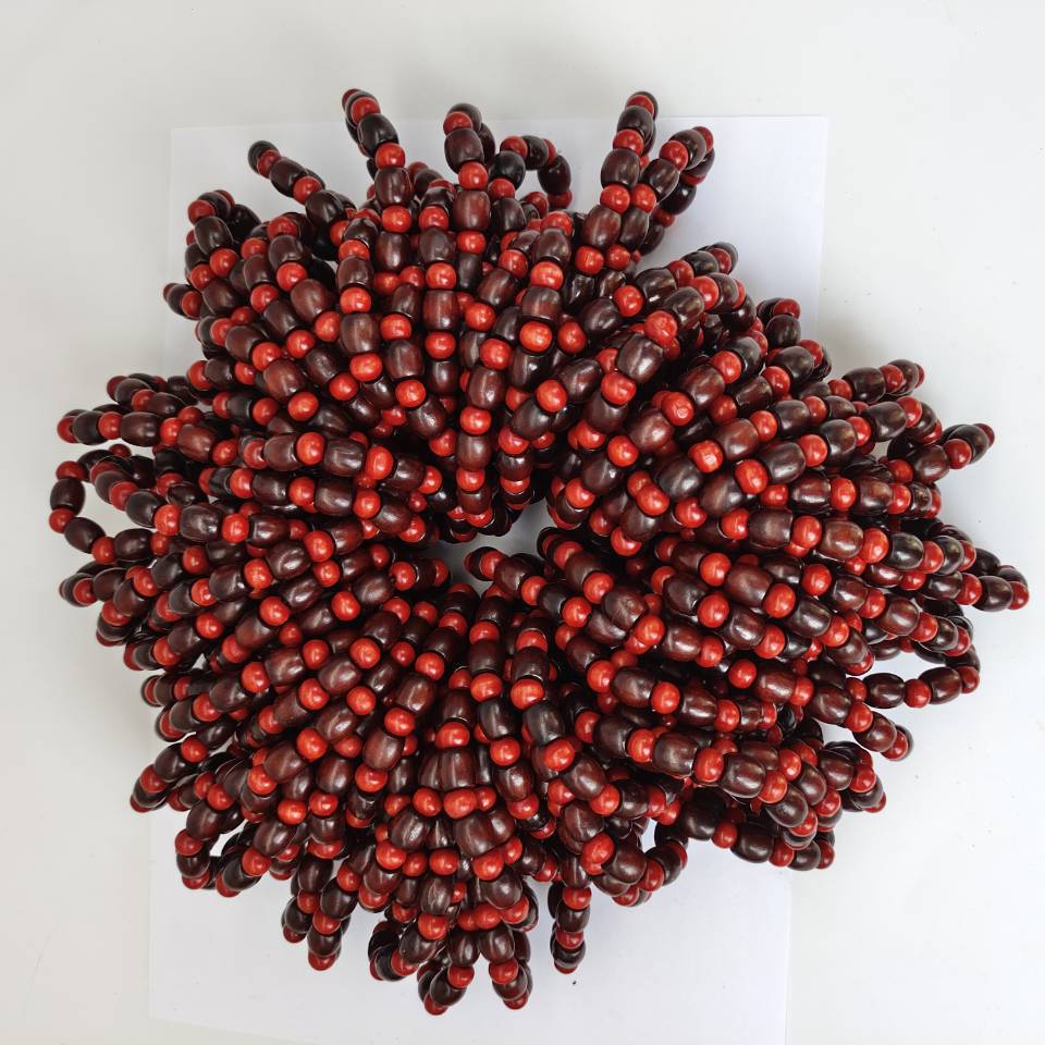 New colored beaded wood bracelet, wooden bracelet accessory, jewelry, exquisite bracelet, one-yuan and two-yuan small gift pic 7