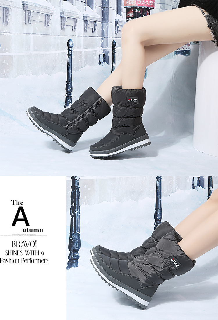 俄罗斯跨境外贸大码2023秋冬新款加绒加厚雪地靴女棉靴Snow boots详情24
