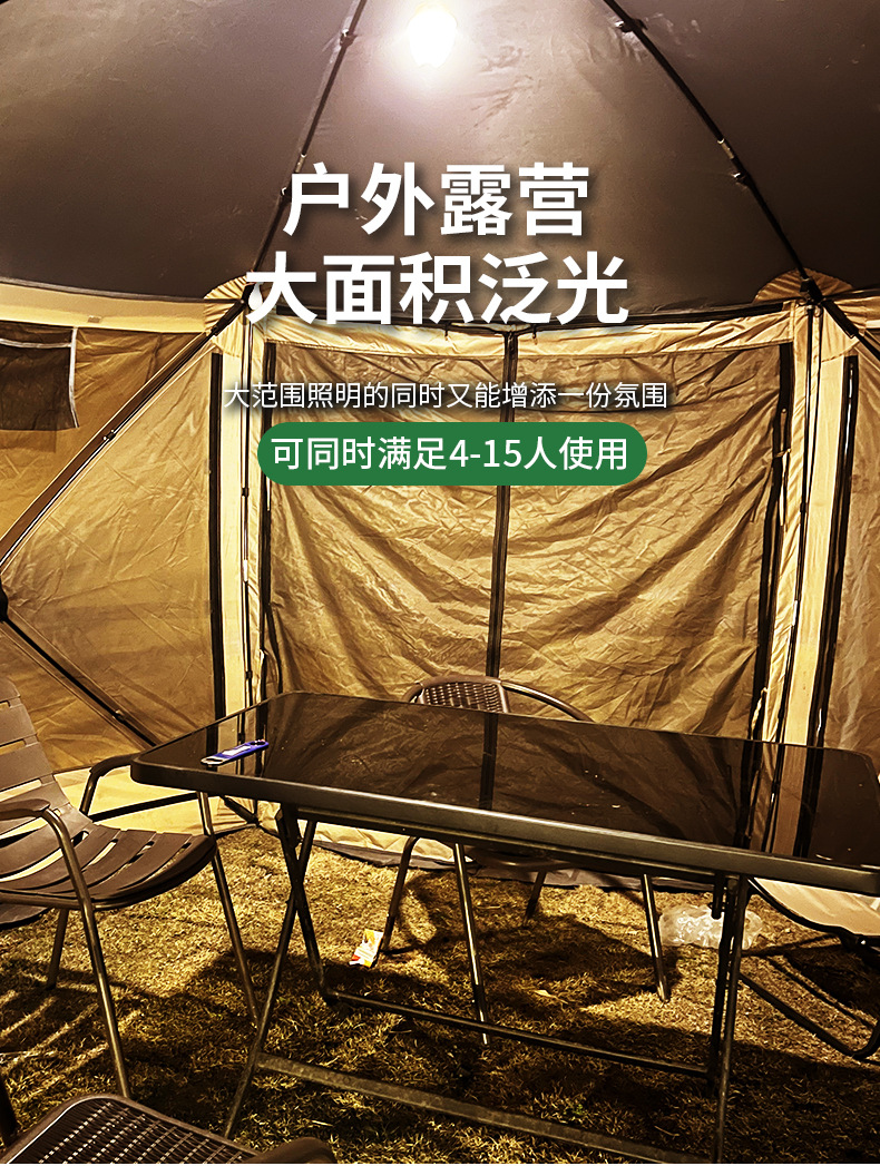 多功能强光手电筒带挂钩户外照明伸缩变焦手电露营灯雷射炮新奇详情6