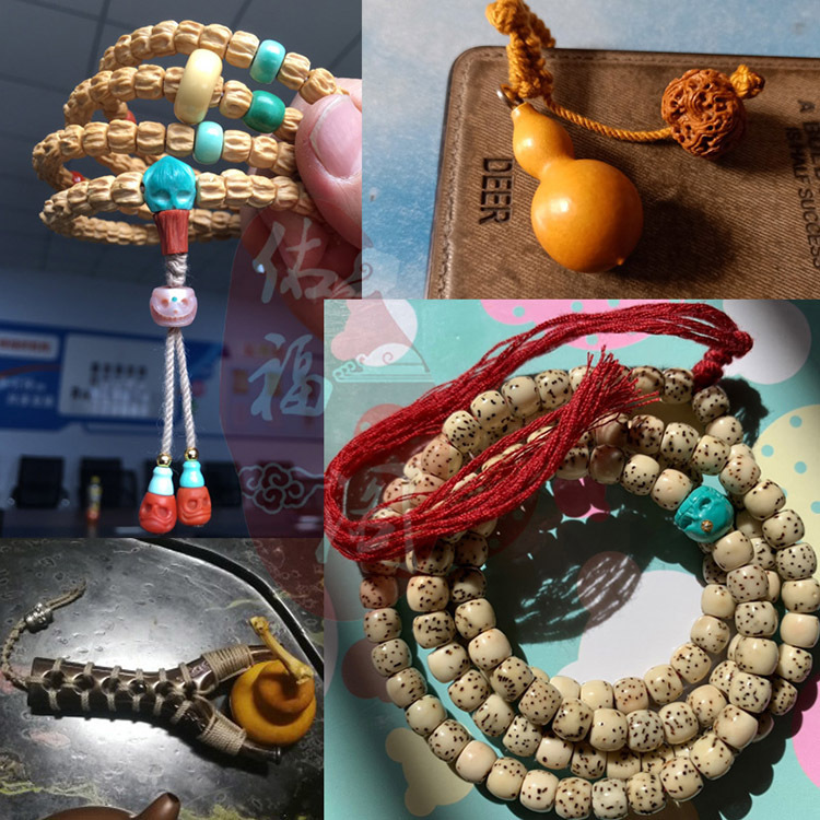 Hand-rolled cotton thread for cultural play, Tibetan-style hand-rolled cotton rope, passion seed, vajra Bodhi, cultural play cotton thread, tassel thread, colorful pic 35