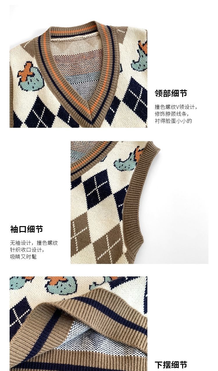 针织马甲背心女新款洋气内搭上衣百搭可外穿2022外搭叠穿小马甲详情10