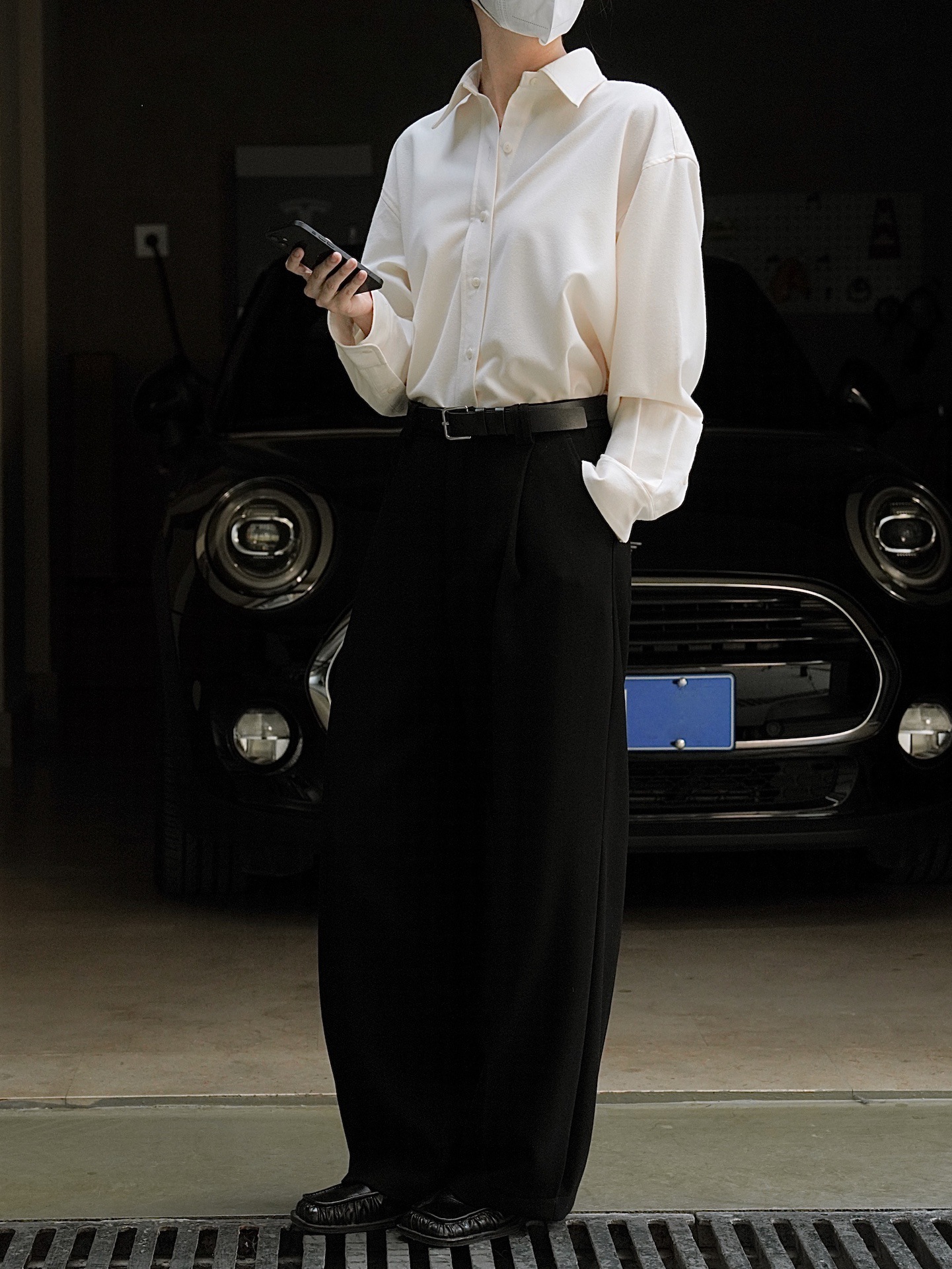 Early spring new Korean-style simple commuting brushed lapel shirt, loose and slimming, H-shaped thickened layering top for women pic 21