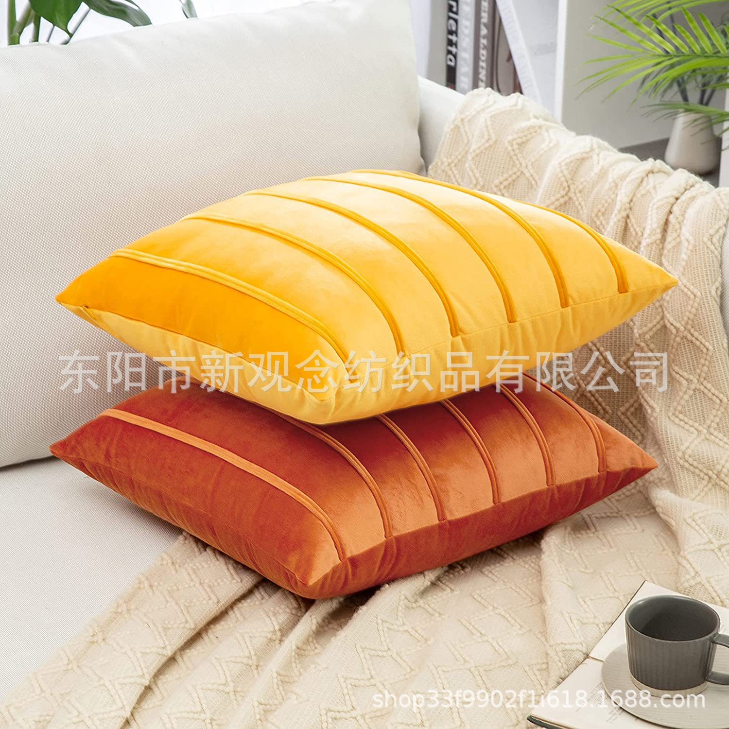 Wholesale factory direct sales of new Dutch velvet waist pillow, velvet throw pillow, light luxury pressure rope, creative throw pillow cover and cushion pic 15