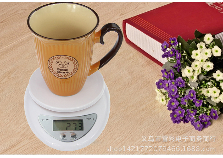 WH-B05 Kitchen electronic scale, 5kg scale, mini baking food scale, household kitchen scale, electronic scale, platform scale pic 13