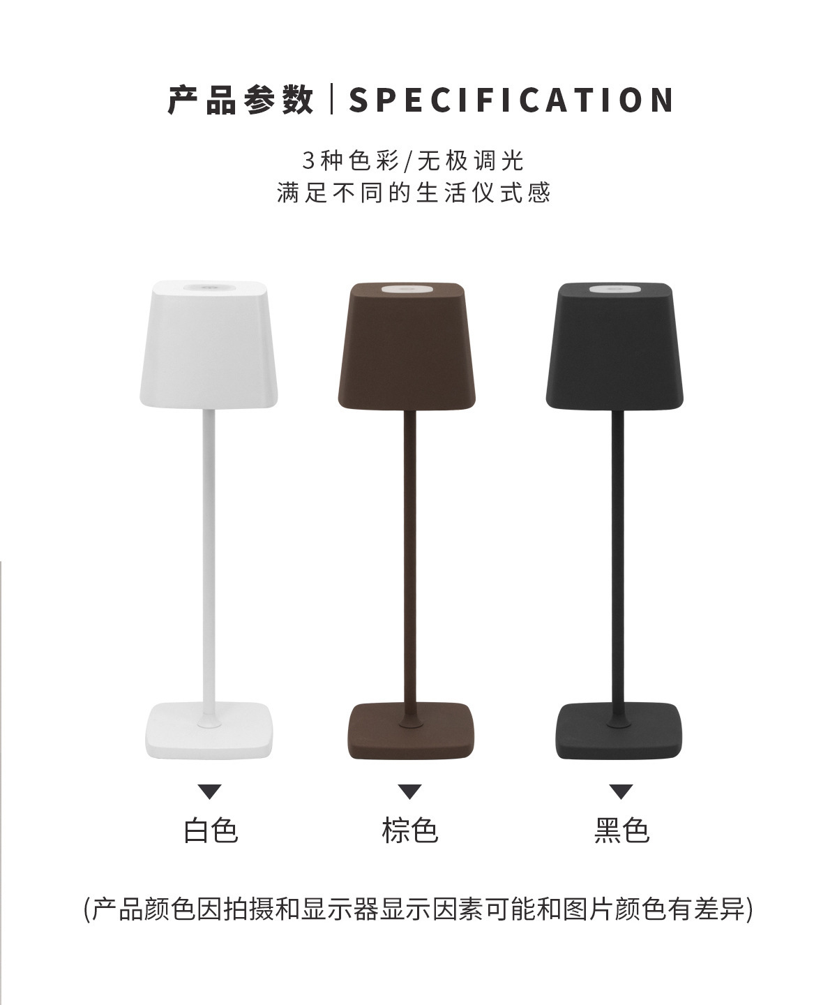 Новая модная лампа с коротким прикроватным столом, закрывающая глаза от USB lightnight lightning pic 3