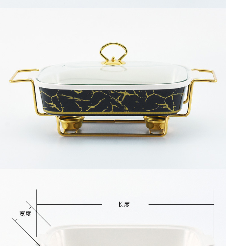 Cross-border supply square ceramic dining stove, suitable for hotel restaurants, novel self-service alcohol dining stove, self-service fast food stove, alcohol hot pot, alcohol stove, portable alcohol hot pot dining stove for restaurant buffets pic 4