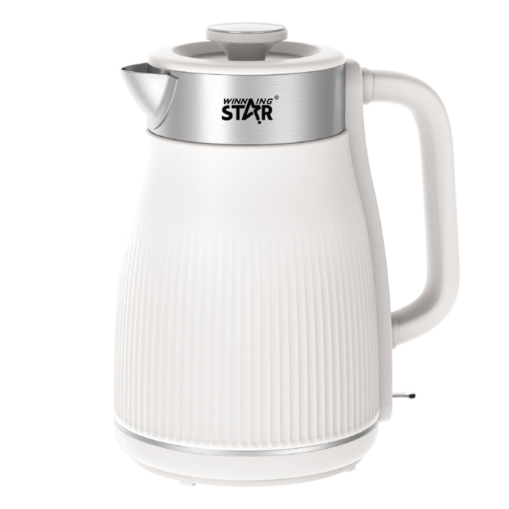 winning star Cross-border kettle Double-layer anti-scald Household 220V anti-dry-burning kettle and hot water kettle pic 8