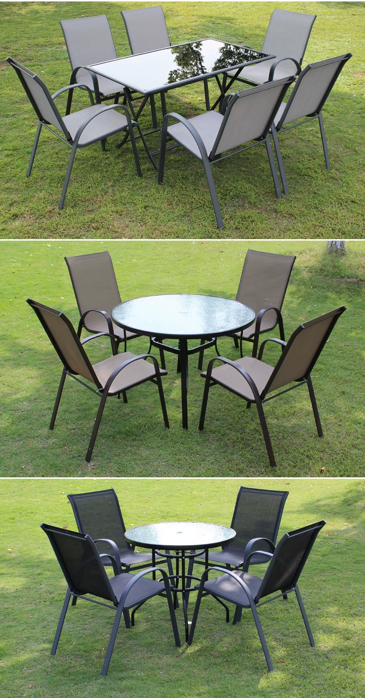 野人谷户外桌椅组合庭院阳台桌椅休闲室外桌椅户外咖啡桌椅折叠款详情12