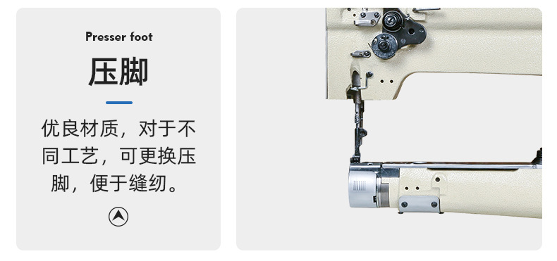 Industrial sewing Hanma HM-246 direct drive cylinder elliptical feeding high-speed sewing machine for bag and wallet edge exposed thread pic 8