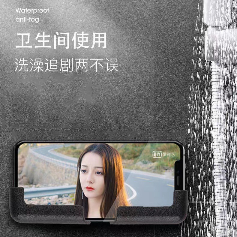 外贸爆款车载手机支架汽车用粘贴式导航手机支架墙上通用型多用途详情1