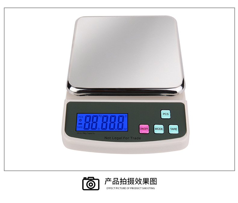 Cross-border high-precision food baking electronic scale, 1g stainless steel plate, household kitchen electronic scale, small platform scale pic 14