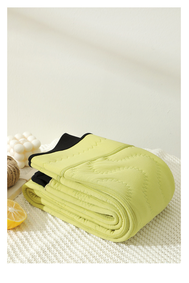 Fleece and thickened silk leggings, winter high-waisted one-piece thermal pants, super thick moisturizing cotton pants for women, 580g pic 21