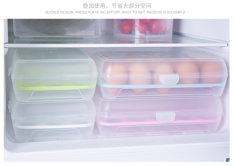 Wholesale egg box, special plastic transparent egg preservation box for refrigerator storage, in stock pic 6