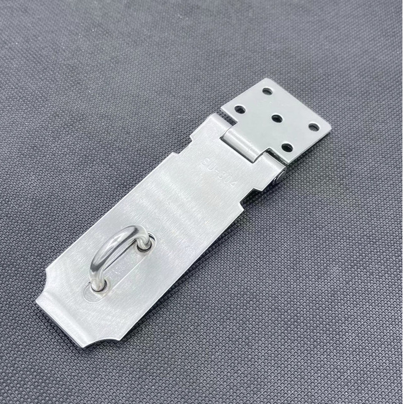 批发不锈钢锁扣 木门房门90度2厘防盗挂锁加厚锁牌搭扣门鼻子吊扣详情8