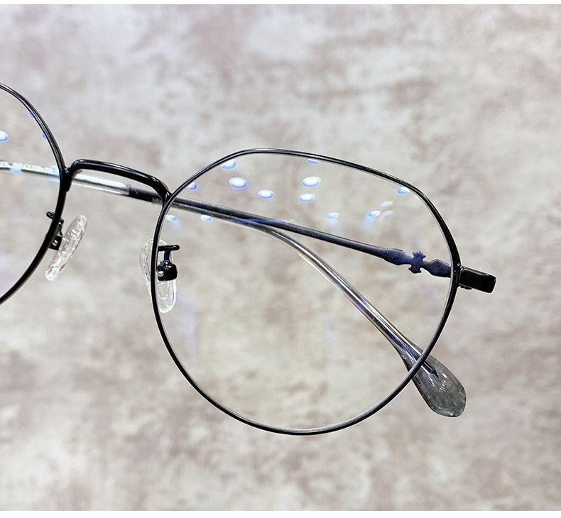韩版潮流防蓝光辐射抗疲劳近视眼镜框女可配有度数平光护眼眼镜详情12
