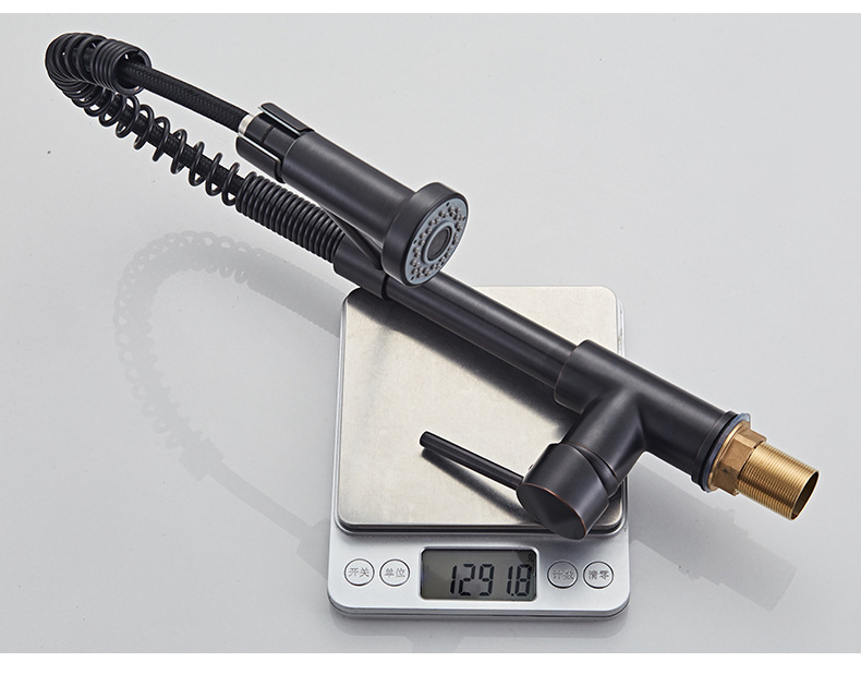 Foreign trade copper telescopic universal faucet spring faucet extender pressure-increasing rotating anti-splash faucet pic 20