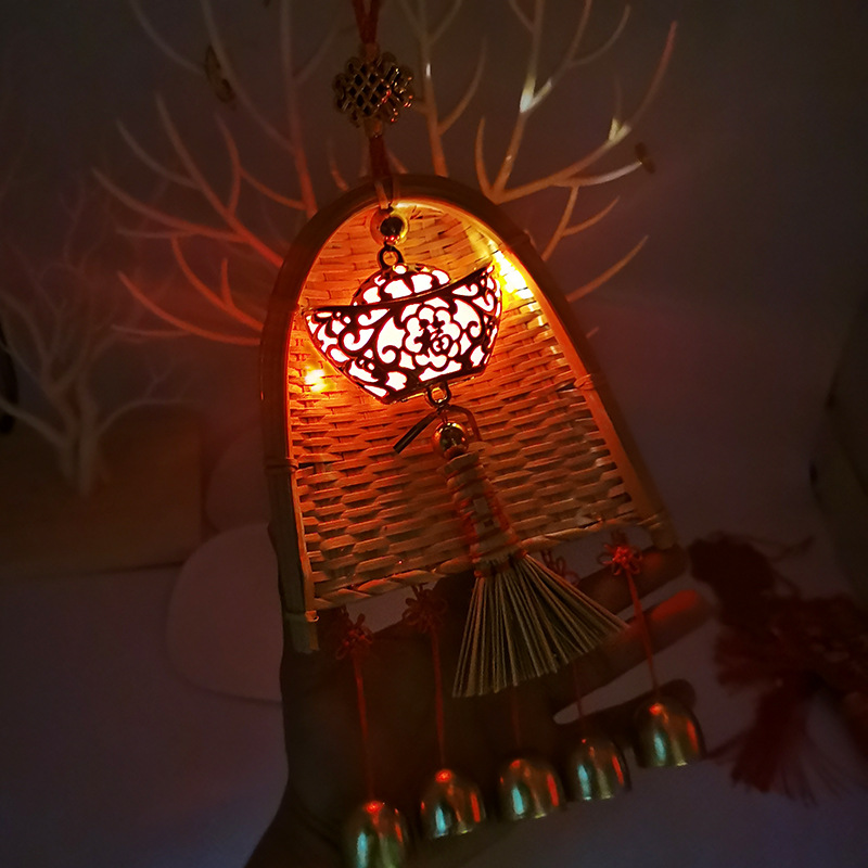 Copper coins, small brooms, dustpans, hanging ornaments, door decorations for moving into a new home, indoor hanging ornaments, TV wall decorations for the Qingming and Dragon Boat festivals pic 23