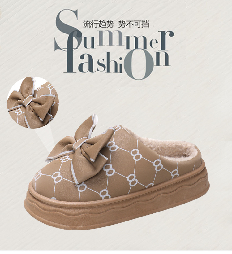 冬季棉拖鞋女士居家室内防滑厚底时尚ins加绒加厚棉拖鞋一件代发详情6