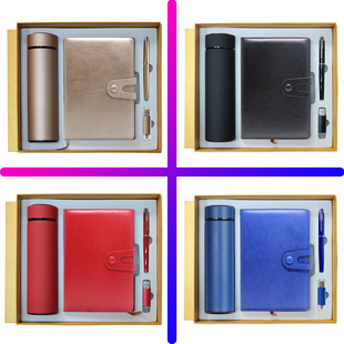 Office practical employee benefits: pen, notepad, sticky note paper, business card holder, metal pen, keychain, custom gift set pic 14
