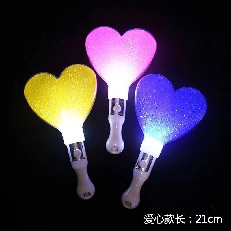 Factory wholesale LED five-pointed star glow sticks, luminous sticks, star flashing sticks, concert support sticks, LOGO pic 3