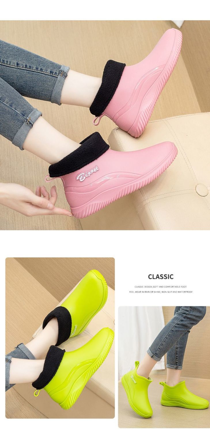 一件代发2024春秋雨鞋水鞋低帮防水雨靴情侣防滑男女士钓鱼胶鞋详情11