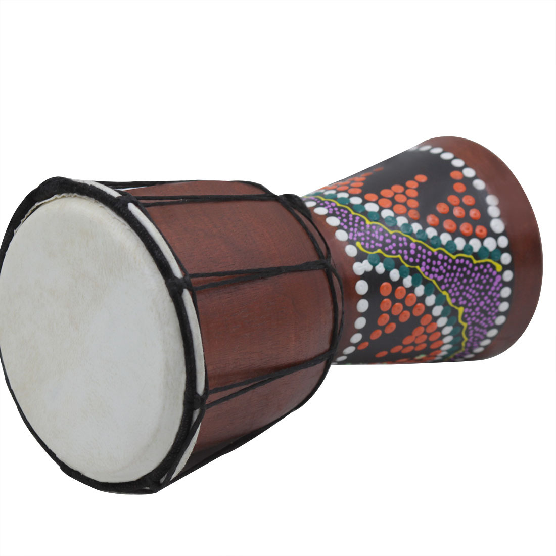 Wholesale handcrafted 4-inch African drums for children, adults, beginners, Lijiang hand drums, percussion instruments, 4-inch African drums, random pic 4