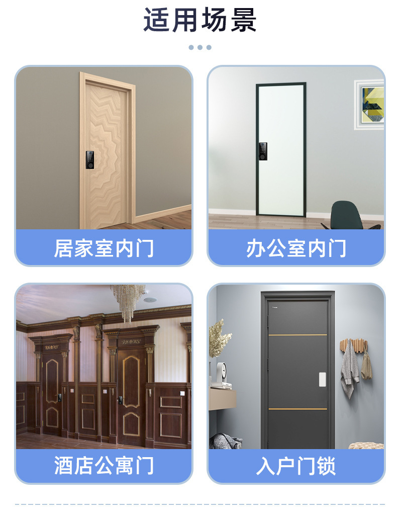 Tuya Smart All-in-One Lock Bluetooth Fingerprint Password Card Swiping Smart Lock pic 3