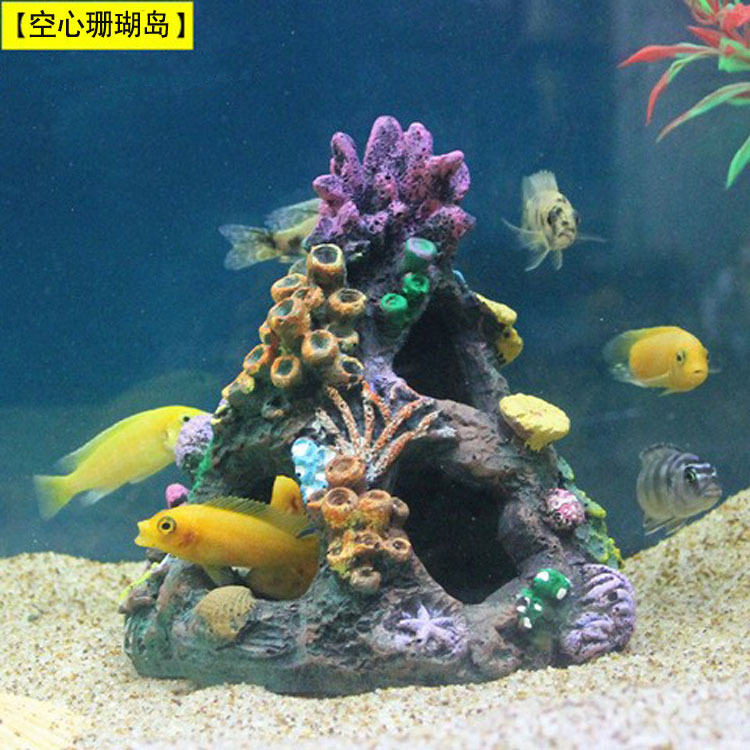 Fish tank landscape decoration, submarine shelter bucket, aquarium decoration, resin ornaments, breeding cave, fish and shrimp shelter house pic 8