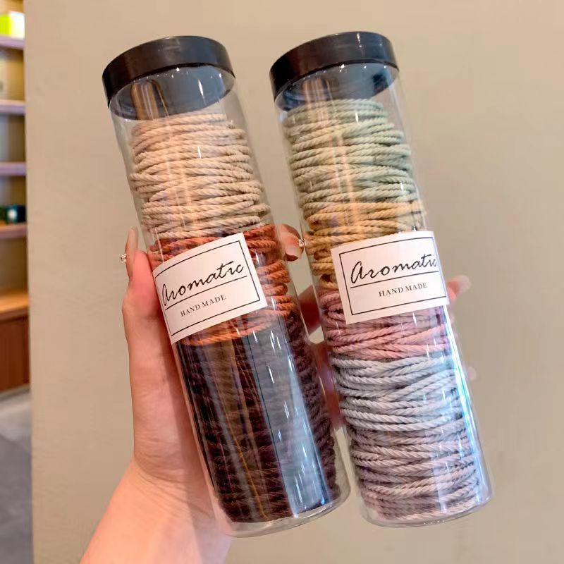 Black high-elasticity and durable rubber band female Korean-style simple and elegant hair tie, headband, high ponytail leather case and hair accessory pic 3