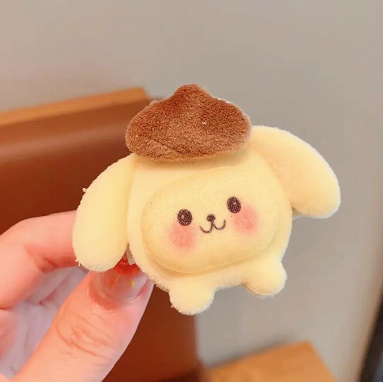 秋冬毛绒卡通发圈甜美可爱宝宝发夹超萌马尾头绳皮筋少女发绳发卡详情13