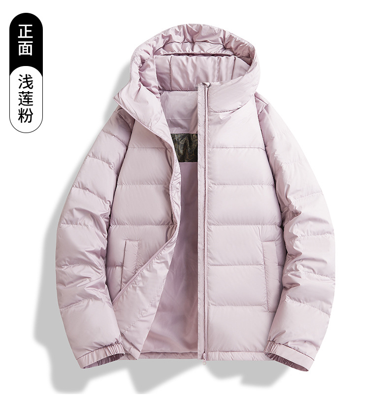 冬季新款时尚情侣保暖轻薄羽绒服连帽秋冬户外运动休闲百搭外套男详情12