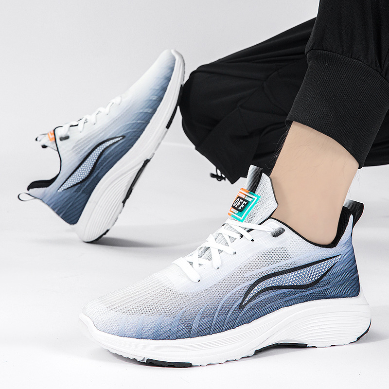 新款男女同款网面透气运动鞋中学生体育课专用防滑软底跑步鞋校园详情8