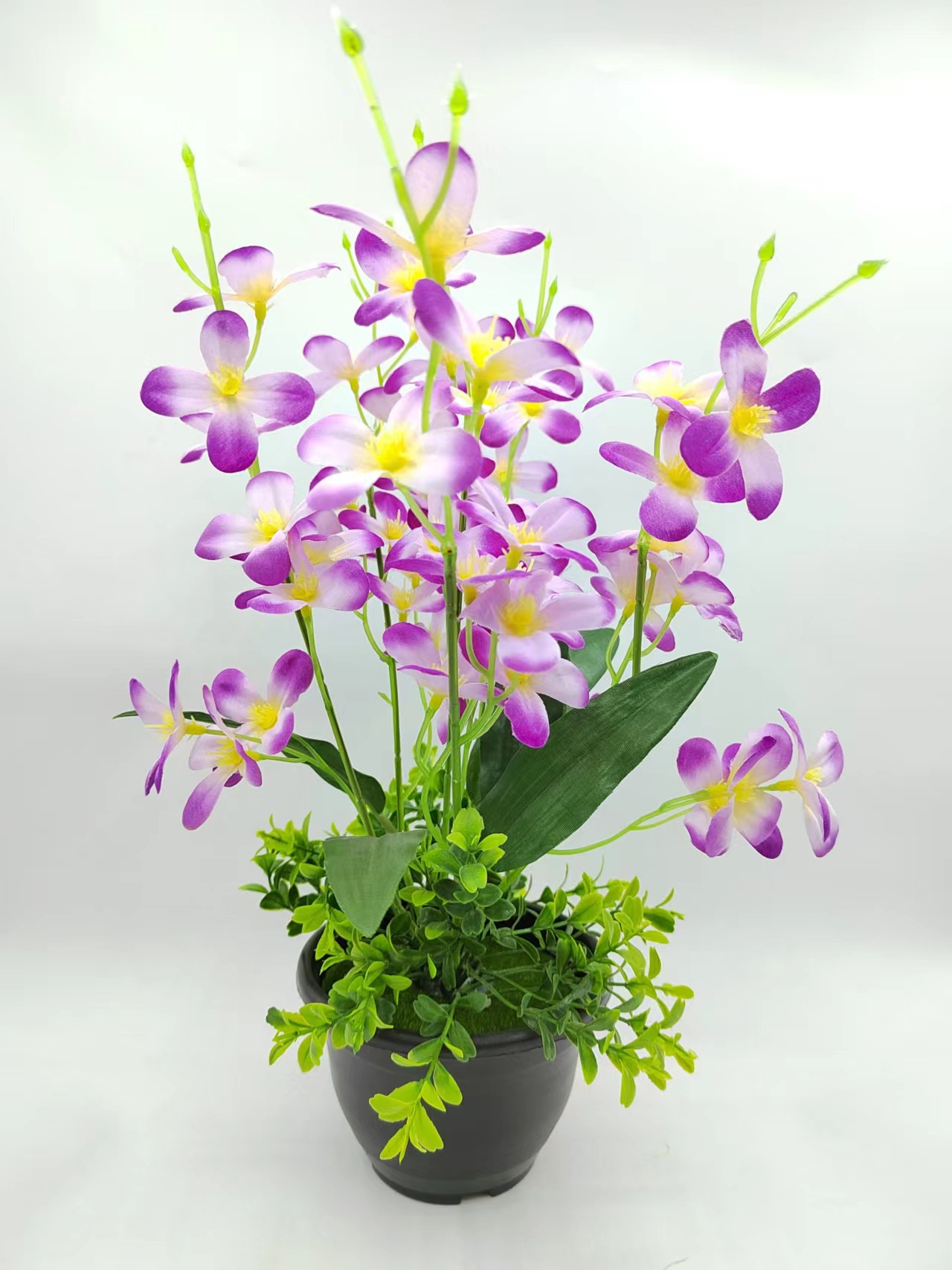 Hongsheng Simulation Technology simulates five-pronged orchid home green bonsai pic 3