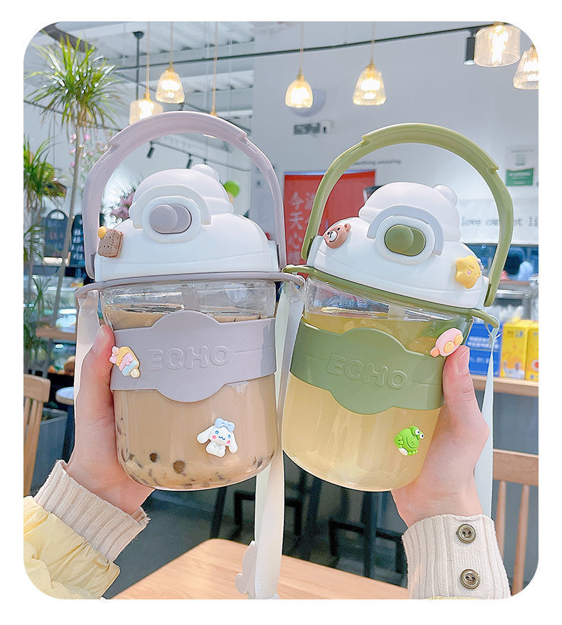 水杯女生高颜值运动水壶耐高温带吸管便携夏季1升杯子详情17