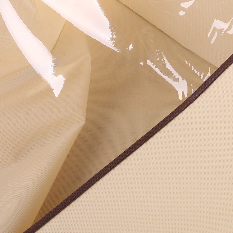 Non-woven fabric home textile zipper bags, transparent PVC non-woven fabric bags wholesale, quilt packaging bags customized - printing factory pic 17