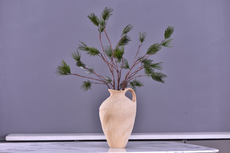 Wholesale of original factory imitation pine needles, home furnishing mall, wedding Zen-themed imitation plant decorative items, imitation pine branches pic 13