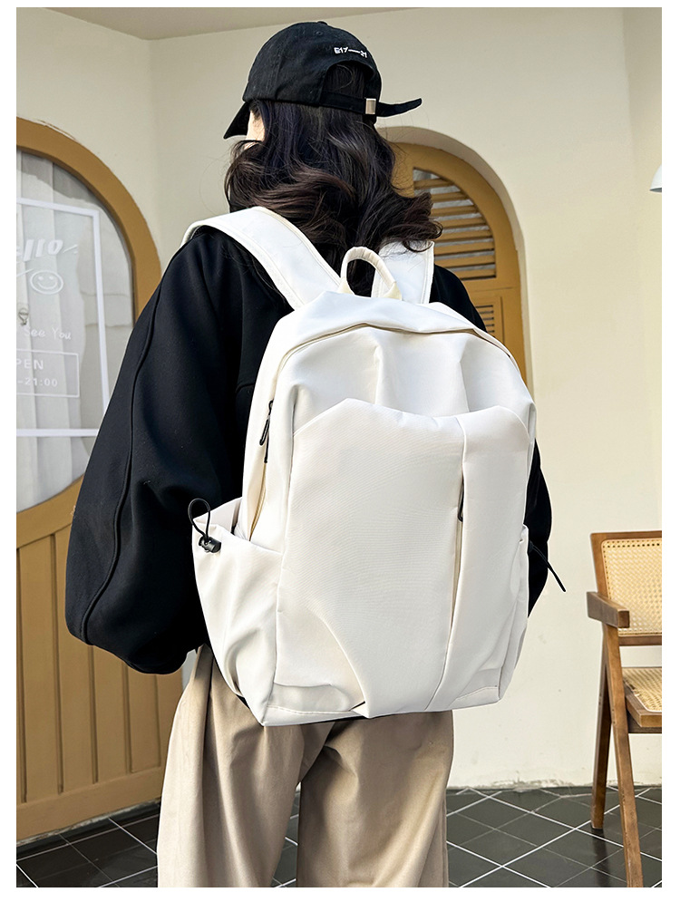 2024新款书包女大学生高中初中生旅行防水背包潮牌男大容量双肩包详情13