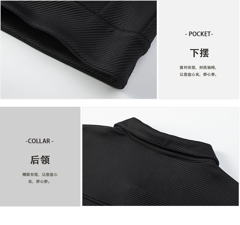 Autumn and winter solid-color lapel jacket for men, a casual and trendy brand cardigan with zipper knitted workwear jacket for handsome men pic 15