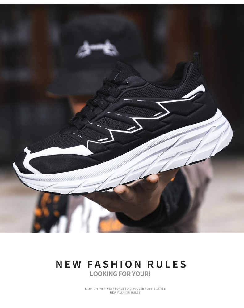 跨境外贸男鞋时尚百搭拼色老爹鞋厚底轻便休闲单鞋低帮运动跑步鞋详情22