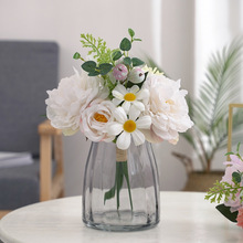 European-style hydrangea and peony bouquets, artificial silk flowers, fake flowers, wedding home, living room decoration, photography and shooting props pic 5