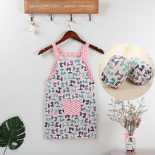 厨房擦手家用条纹围裙广告围裙定做加厚防水防油围裙定制logo批发详情12