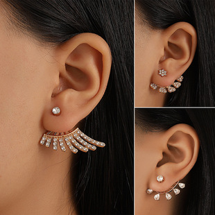 欧美缠绕耳挂式蛇形耳钉朋克复古夸张小众情侣设计感耳环气质耳饰详情8