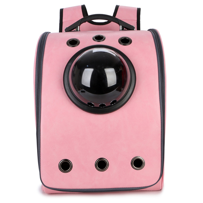 Factory direct supply of new pet handle backpacks, portable transparent cat bags, porous and breathable pet bags wholesale pic 3
