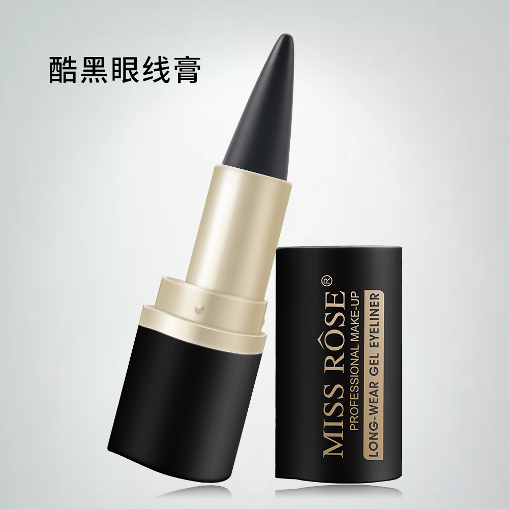 MISS ROSE Black Waterproof eyeliner Cream for export wholesale, exclusively for export pic 9