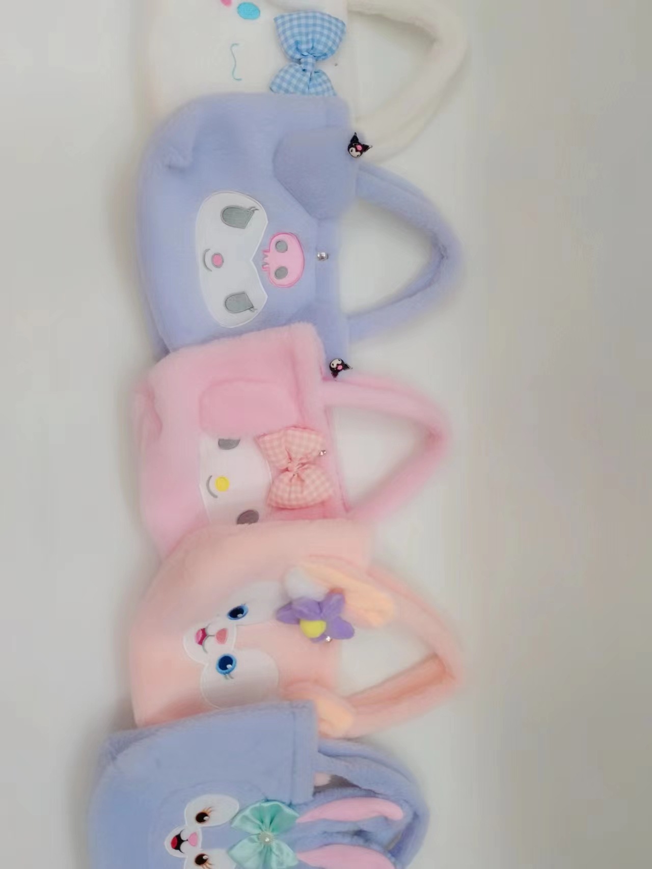 Sanrio Children's Cute Plush Bag 2023 New Style Girls' Handbag Bento Bag pic 6