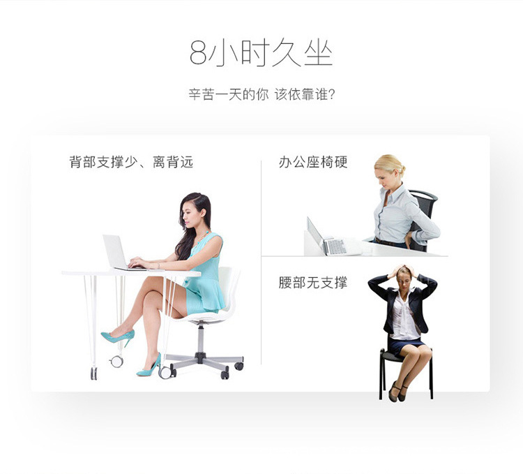 Lumbar support cushion, office memory foam lumbar support, chair pillow, maternity seat backrest, car lumbar pillow pic 1